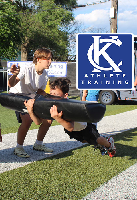 Kansas City Athlete Training Tackling Football Academy Group Classes and Private 1 on 1 Lessons for youth, middle school and high school football players looking to improve and gain confidence becoming a better tackler on the football field with fundamentals being taught at the WeTrainKC Indoor Facility in Kansas City Missouri