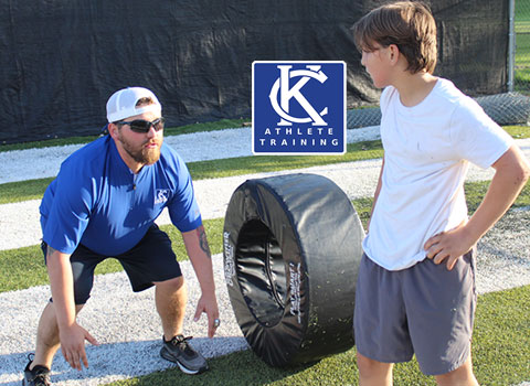 Kansas City Athlete Training Tackling Football Academy Group Classes and Private 1 on 1 Lessons for youth, middle school and high school football players looking to improve and gain confidence becoming a better tackler on the football field with fundamentals being taught at the WeTrainKC Indoor Facility in Kansas City Missouri