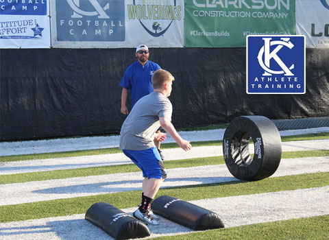 Kansas City Athlete Training Tackling Football Academy Group Classes and Private 1 on 1 Lessons for youth, middle school and high school football players looking to improve and gain confidence becoming a better tackler on the football field with fundamentals being taught at the WeTrainKC Indoor Facility in Kansas City Missouri