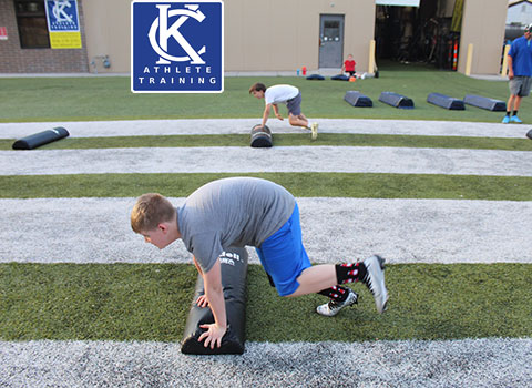 Kansas City Athlete Training Tackling Football Academy Group Classes and Private 1 on 1 Lessons for youth, middle school and high school football players looking to improve and gain confidence becoming a better tackler on the football field with fundamentals being taught at the WeTrainKC Indoor Facility in Kansas City Missouri