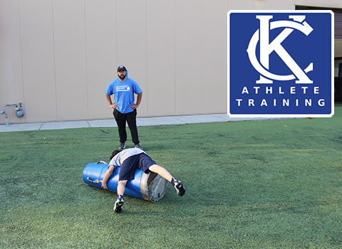 Kansas City Athlete Training Tackling Football Academy Group Classes and Private 1 on 1 Lessons for youth, middle school and high school football players looking to improve and gain confidence becoming a better tackler on the football field with fundamentals being taught at the WeTrainKC Indoor Facility in Kansas City Missouri